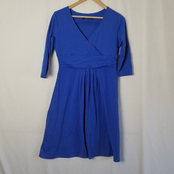 NWOT Amika 3/4 sleeve V-neck mini dress size L (199) - Picture 3 of 8